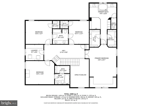 Floorplan - 5745 Hawk Ridge Rd, Frederick, MD 21704 photo 3 of 4
