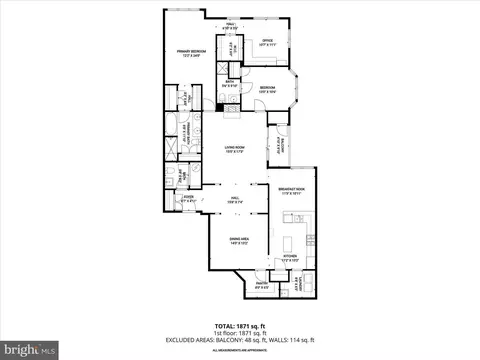 Floorplan - 2250 Bear Den Rd #104, Frederick, MD 21701 photo 1 of 1