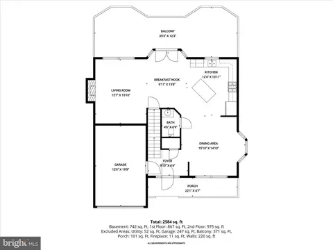 Floorplan - 239 Bishops Glen Dr, Frederick, MD 21702 photo 2 of 4
