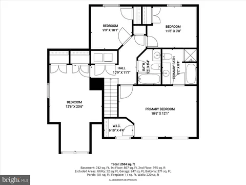 Floorplan - 239 Bishops Glen Dr, Frederick, MD 21702 photo 3 of 4