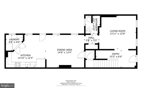Floorplan - 15 E 4th St, Frederick, MD 21701 photo 1 of 4