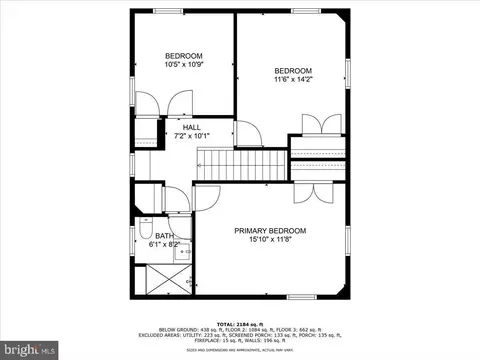 Floorplan - 601 Culler Ave, Frederick, MD 21701 photo 5 of 7