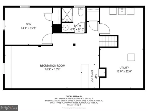 Floorplan - 915 Shawnee Dr, Frederick, MD 21701 photo 2 of 3
