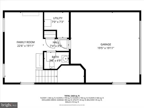 Floorplan - 18 Maxwell Sq, Frederick, MD 21701 photo 1 of 5