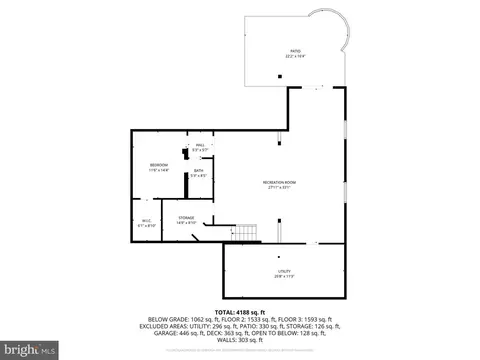 Floorplan - 5521 Hawk Ridge Rd, Frederick, MD 21704 photo 1 of 4