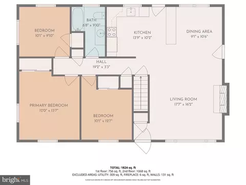 Floorplan - 713 Northside Dr, Frederick, MD 21701 photo 2 of 3