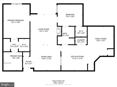 Floorplan - 2500 Waterside Dr #303, Frederick, MD 21701 photo 1 of 1