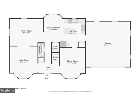 Floorplan - 8908 Broad Branch Ct, Frederick, MD 21704 photo 1 of 4