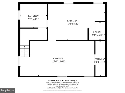 Floorplan - 605 Fairview Ave, Frederick, MD 21701 photo 4 of 5