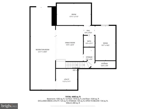 Floorplan - 5719 Hawk Ridge Rd, Frederick, MD 21704 photo 3 of 4