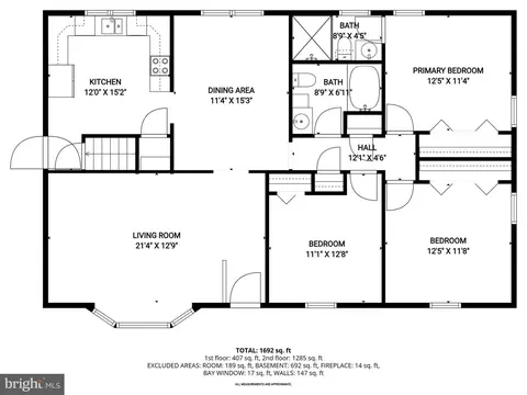 Floorplan - 8004 Clearfield Rd, Frederick, MD 21702 photo 2 of 3