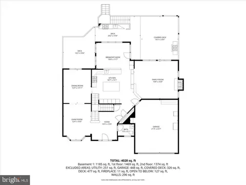 Floorplan - 6434 Bellevue Pl, Frederick, MD 21701 photo 1 of 4