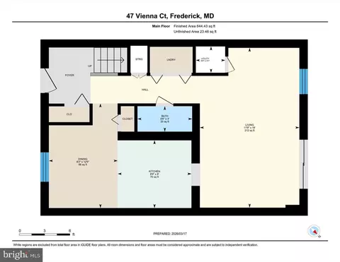 Floorplan - 47 Vienna Ct, Frederick, MD 21702 photo 1 of 2