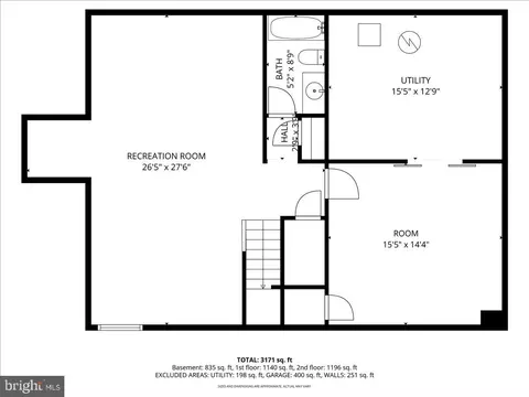 Floorplan - 5510 Hawk Ridge Rd, Frederick, MD 21704 photo 3 of 4