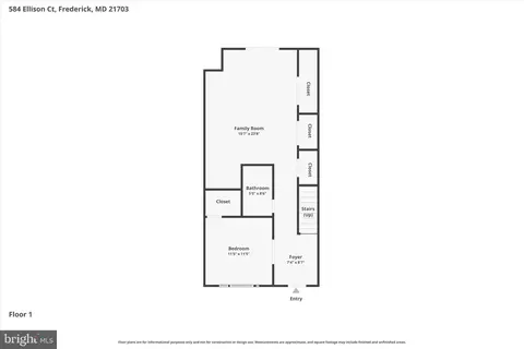 Floorplan - 584 Ellison Ct, Frederick, MD 21703 photo 2 of 4