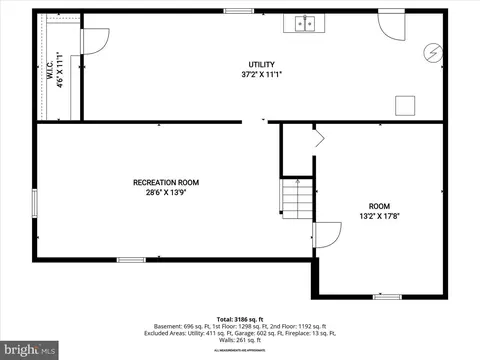 Floorplan - 8208 Glendale Dr, Frederick, MD 21702 photo 1 of 4