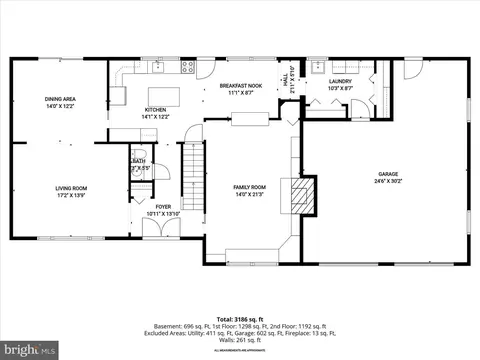 Floorplan - 8208 Glendale Dr, Frederick, MD 21702 photo 2 of 4