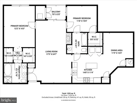 Floorplan - 2520 Waterside Dr #112, Frederick, MD 21701 photo 1 of 1