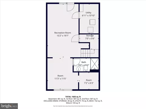 Floorplan - 2412 Dunmore Ct, Frederick, MD 21702 photo 1 of 4