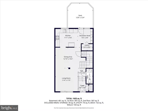 Floorplan - 2412 Dunmore Ct, Frederick, MD 21702 photo 2 of 4