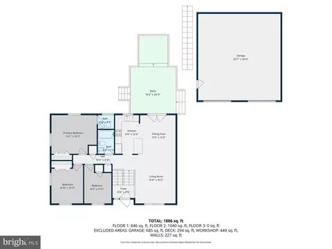 Floorplan - 7291 Beechtree Ln, Middletown, MD 21769 photo 1 of 4