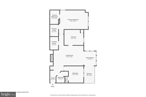 Floorplan - 1603 Berry Rose #3D, Frederick, MD 21701 photo 1 of 1