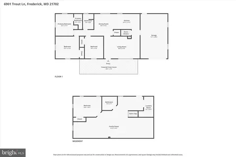 Floorplan - 6901 Trout Ln, Frederick, MD 21702 photo 1 of 3