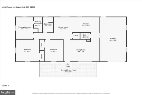 Floorplan - 6901 Trout Ln, Frederick, MD 21702 photo 3 of 3