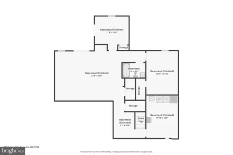 Floorplan - 604 Bushytail Dr, Frederick, MD 21703 photo 3 of 4