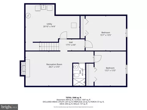 Floorplan - 612 Biggs Ave, Frederick, MD 21702 photo 2 of 3