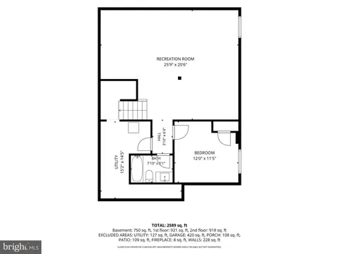 Floorplan - 205 Baughmans Ln, Frederick, MD 21702 photo 3 of 3