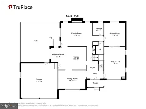 Floorplan - 8009 Stone Ridge Dr, Frederick, MD 21702 photo 1 of 3