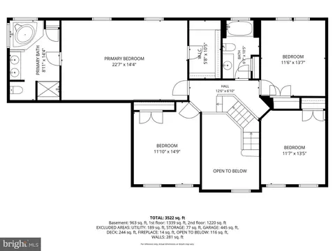 Floorplan - 2214 W Greenleaf Dr, Frederick, MD 21702 photo 2 of 4