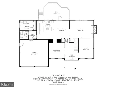 Floorplan - 2214 W Greenleaf Dr, Frederick, MD 21702 photo 1 of 4