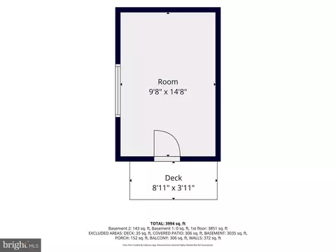 Floorplan - 8225 A Ball Rd, Frederick, MD 21704 photo 3 of 4