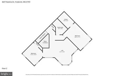Floorplan - 3027 Palatine Dr, Frederick, MD 21701 photo 3 of 4