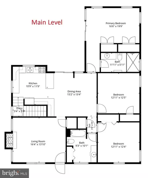 Floorplan - 513 Biggs Ave, Frederick, MD 21702 photo 1 of 2