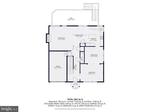 Floorplan - 814 Fifth Ave, Brunswick, MD 21716 photo 2 of 4
