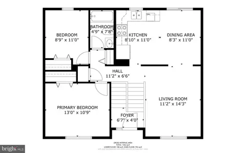 Floorplan - 903 Chestnut St, Frederick, MD 21703 photo 1 of 3