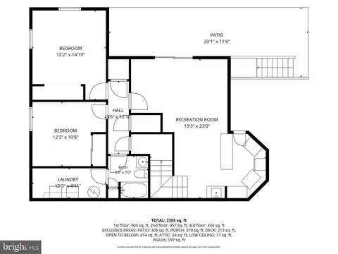 Floorplan - 8051 Old Receiver Rd, Frederick, MD 21702 photo 3 of 3