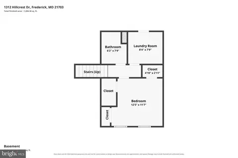 Floorplan - 1312 Hillcrest Dr, Frederick, MD 21703 photo 1 of 4