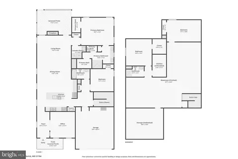 Floorplan - 2814 Camomile Dr E, Frederick, MD 21704 photo 1 of 1
