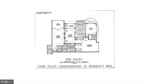 Floorplan - 2520 Waterside Dr #108, Frederick, MD 21701 photo 1 of 1