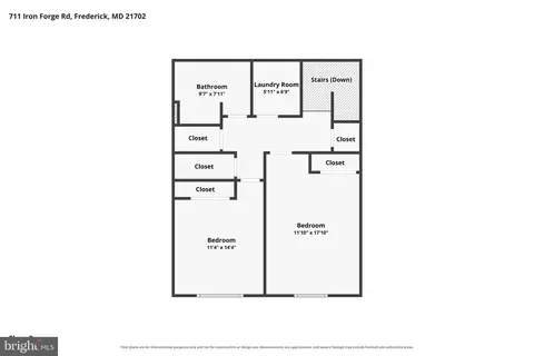 Floorplan - 711 Iron Forge Rd #28, Frederick, MD 21702 photo 2 of 3