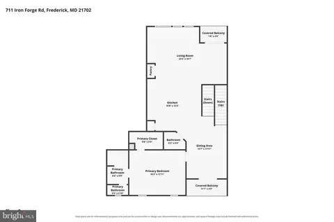 Floorplan - 711 Iron Forge Rd #28, Frederick, MD 21702 photo 1 of 3
