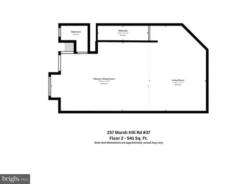 Floorplan - 257 Marsh Hill Rd #37, Mc Henry, MD 21541 photo 1 of 2