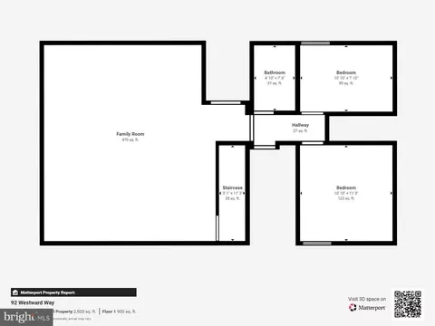 Floorplan - 92 Westward Way, Mc Henry, MD 21541 photo 1 of 3