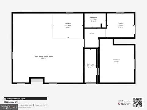Floorplan - 92 Westward Way, Mc Henry, MD 21541 photo 2 of 3