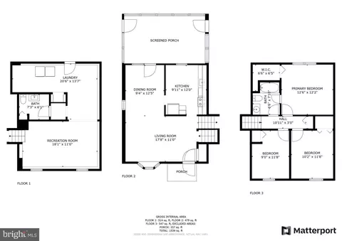 Floorplan - 523 Anchor Dr, Joppa, MD 21085 photo 1 of 1