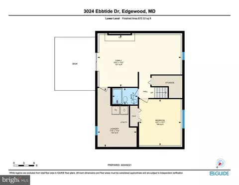 Floorplan - 3024 Ebbtide Dr, Edgewood, MD 21040 photo 3 of 3